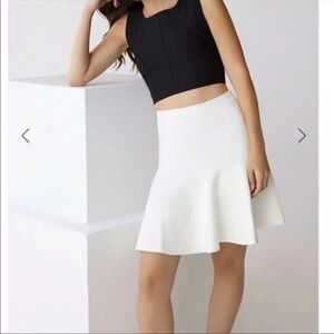 BCBG MaxAzria Ingrid Ponte Knit Fit-&-Flare Skirt